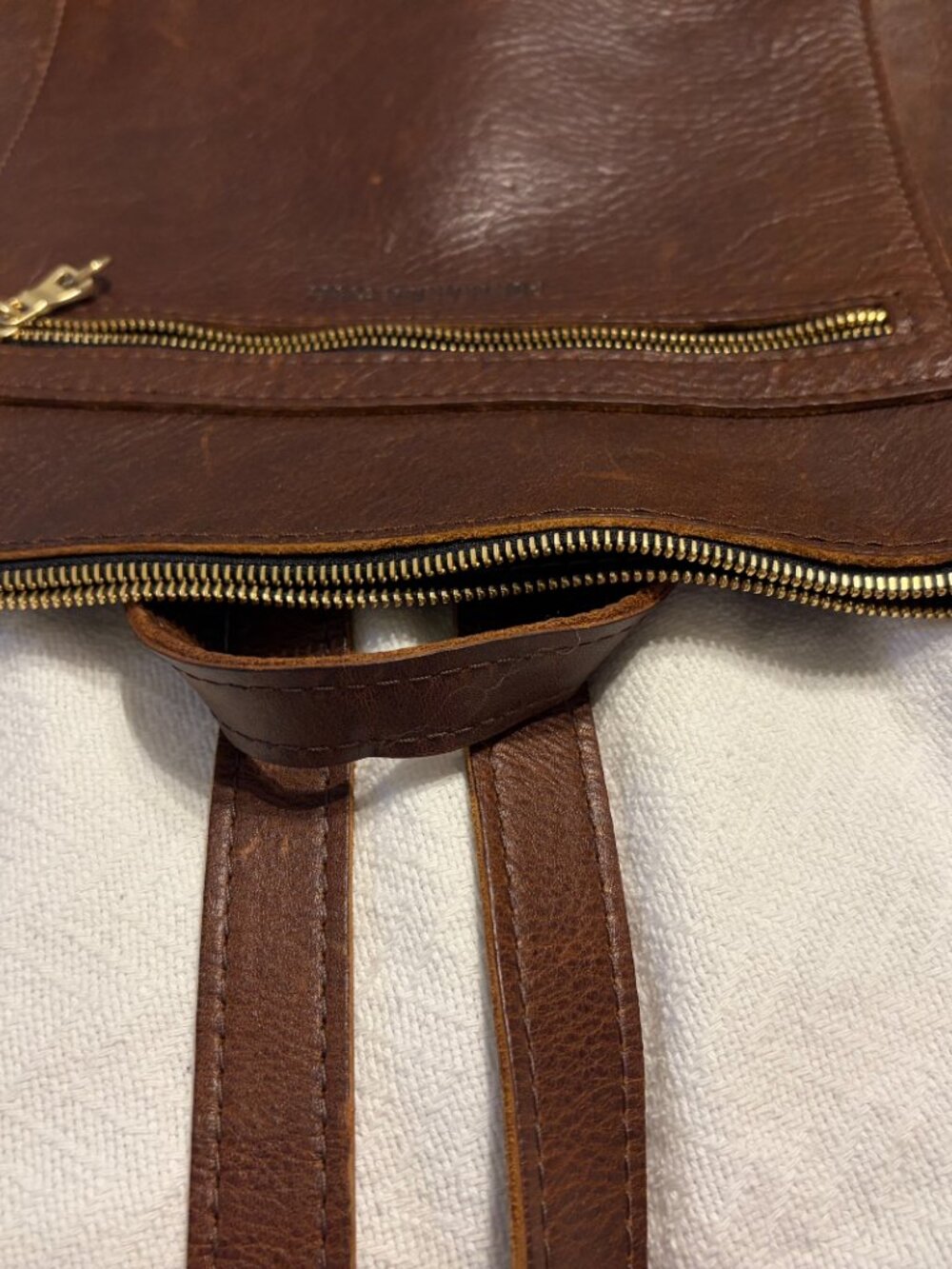 Portland Leather Goods Large Tote Backpack - Picture 9 of 9